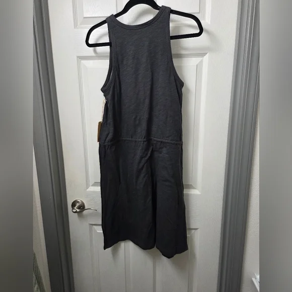 UpWest Comfortable Cotton Sleeveless Tank Charcoal Dress Athleisure Medium - Picture 12 of 12